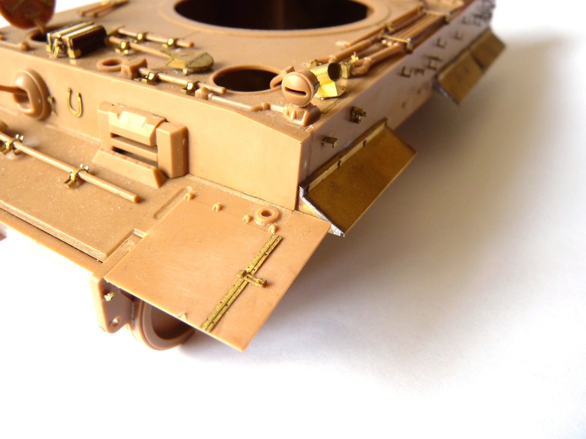 Photo - etched set for Tiger 1 tank fenders late type (Zvezda) - imodeller.store