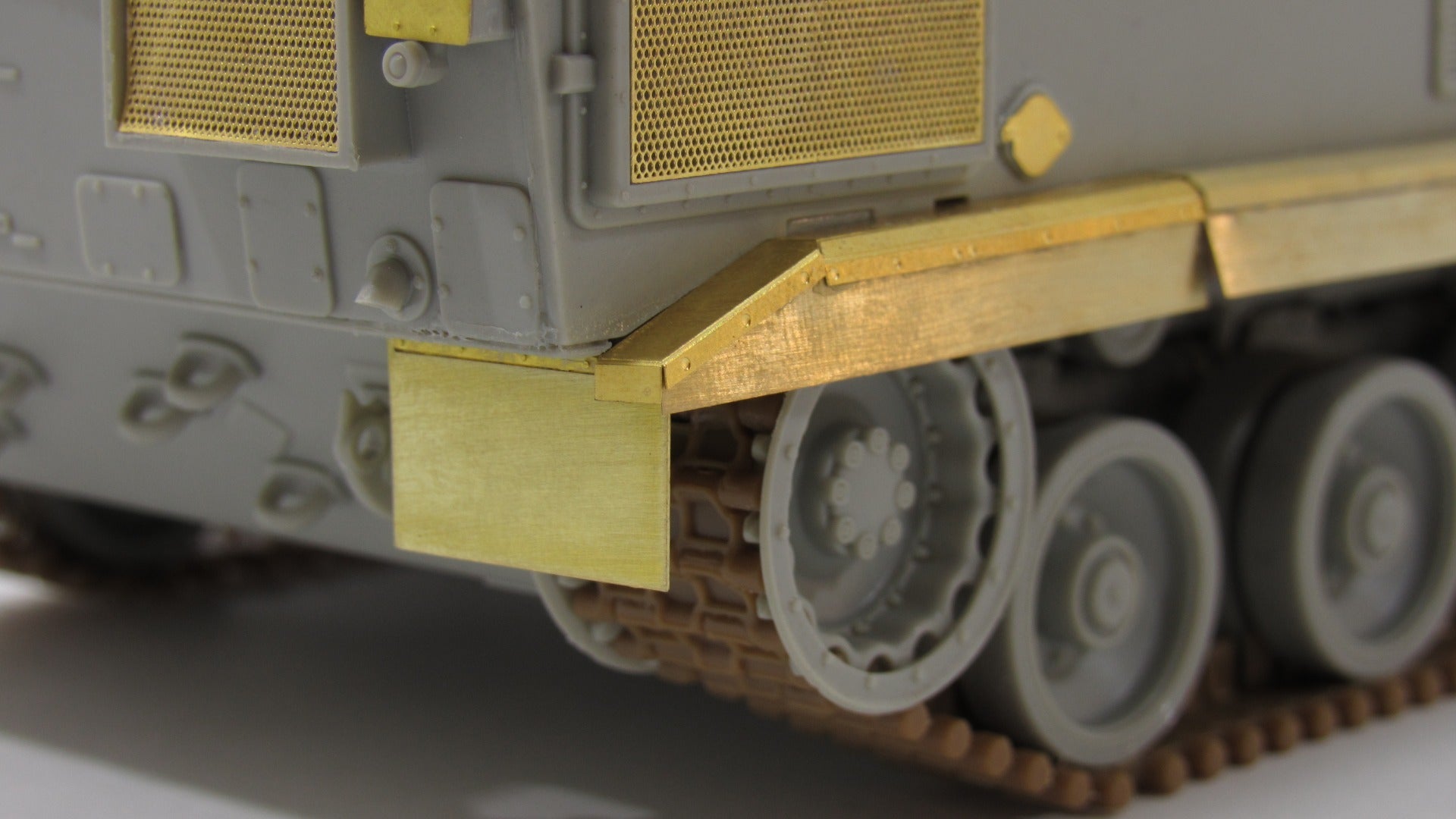 Photo - etched set of Fenders for 96K6 Pansir - S1 on the GM352M1E platform (Trumpeter) - imodeller.store