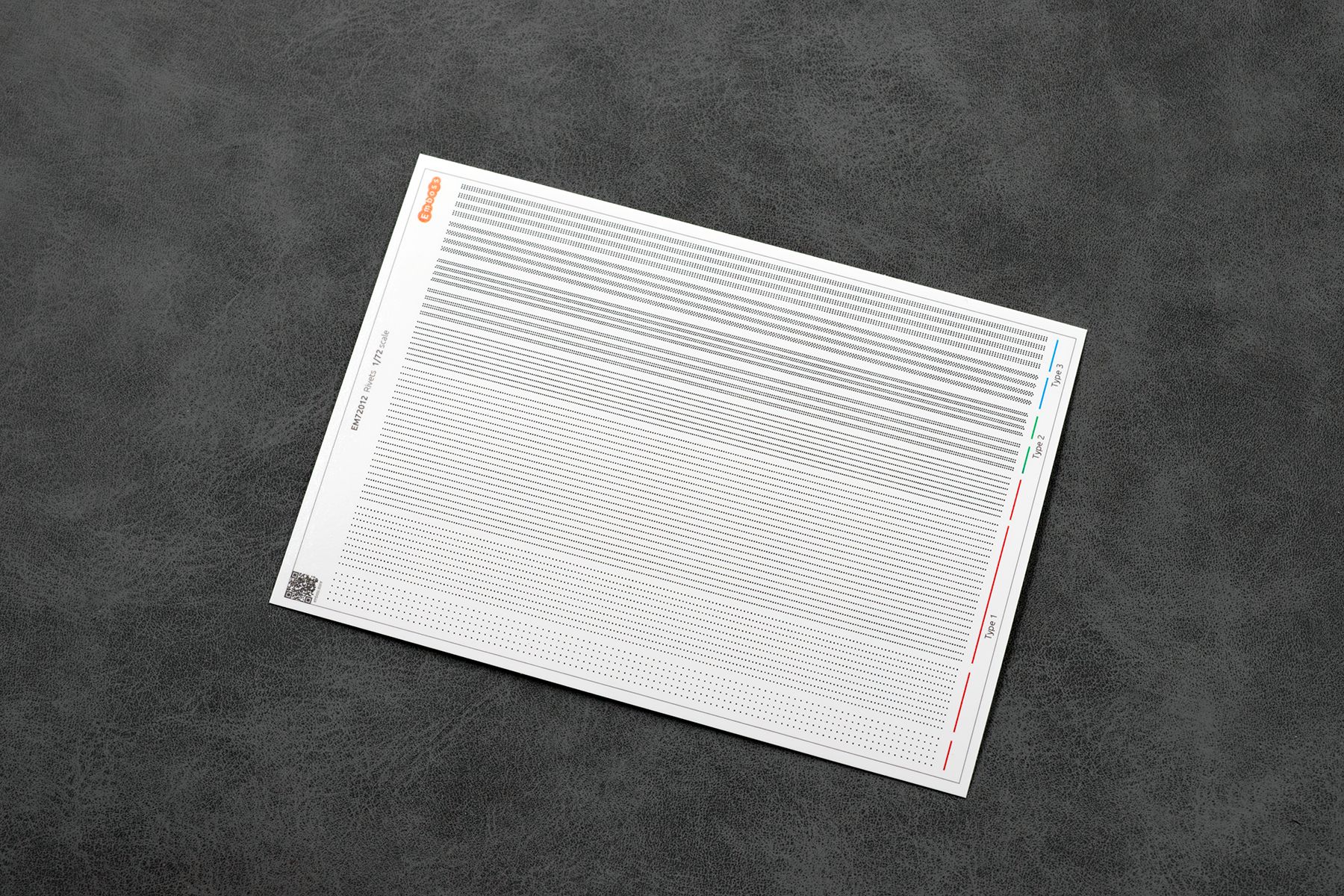 Rivets (ingle/double/triple rows) 1/72 (3D decal) - imodeller.store