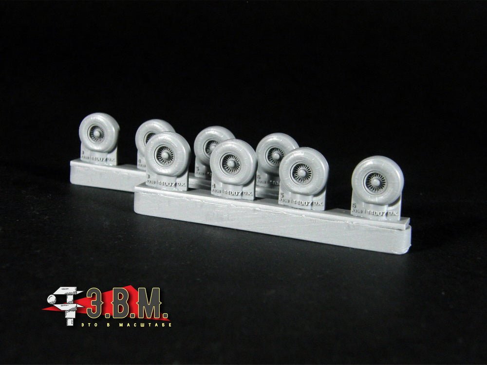 RS144007 E.V.M. 1/144 Landing Gear Wheels with Passive Ventilation for Airbus A330 - imodeller.store