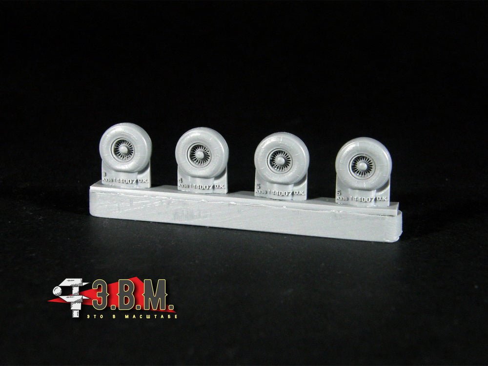 RS144007 E.V.M. 1/144 Landing Gear Wheels with Passive Ventilation for Airbus A330 - imodeller.store