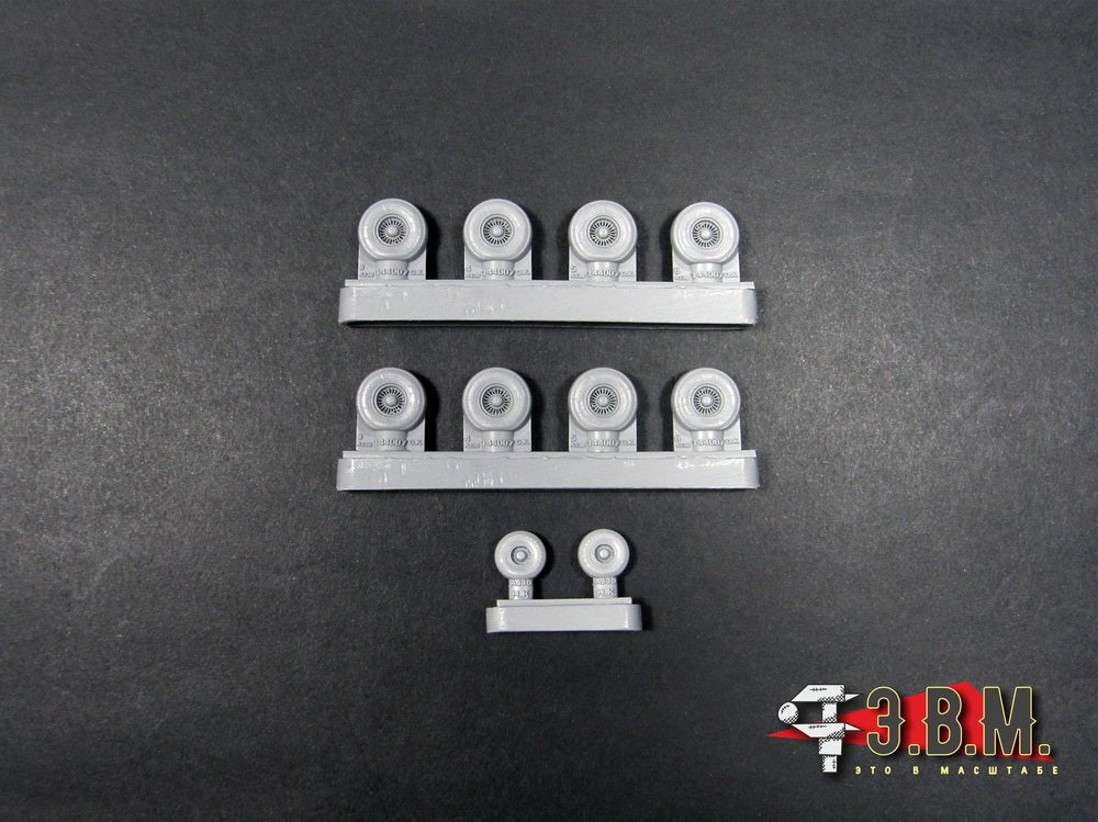RS144007 E.V.M. 1/144 Landing Gear Wheels with Passive Ventilation for Airbus A330 - imodeller.store
