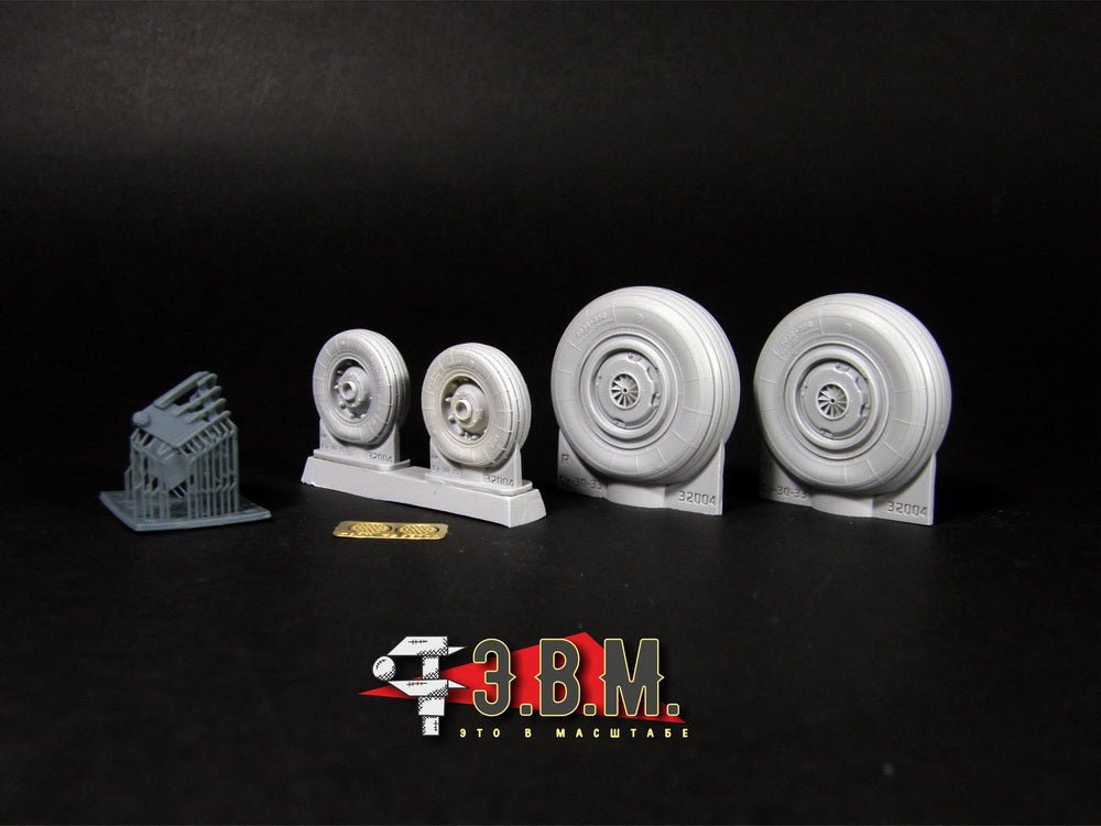 RS32004 E.V.M. 1/32 Landing Gear Wheels for Sukhoi Su - 30 - imodeller.store
