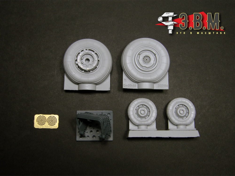 RS32004 E.V.M. 1/32 Landing Gear Wheels for Sukhoi Su - 30 - imodeller.store