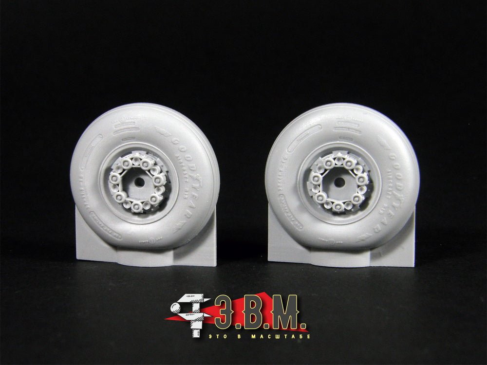 RS32005 E.V.M. 1/32 Early Landing Gear Wheels for F - 14A/B - imodeller.store