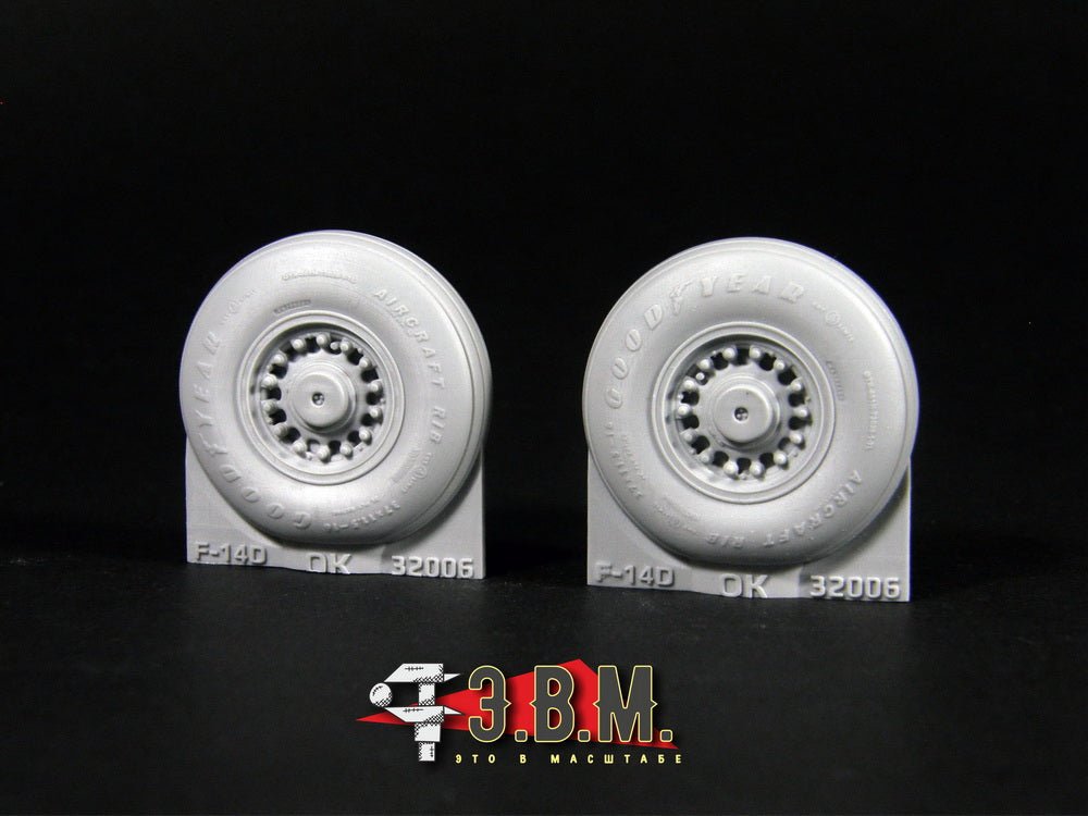 RS32006 E.V.M. 1/32 F - 14D Late Landing Gear Wheels - imodeller.store