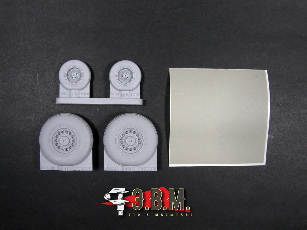 RS32006 E.V.M. 1/32 F - 14D Late Landing Gear Wheels - imodeller.store