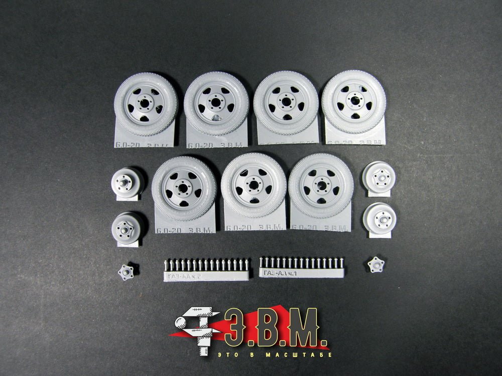 RS35076 E.V.M. 1/35 Wheels for GAZ - AA Truck - imodeller.store