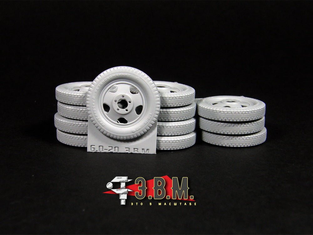 RS35091 E.V.M. 1/35 Wheels for GAZ - AAA & BA - 3/6/10 - imodeller.store