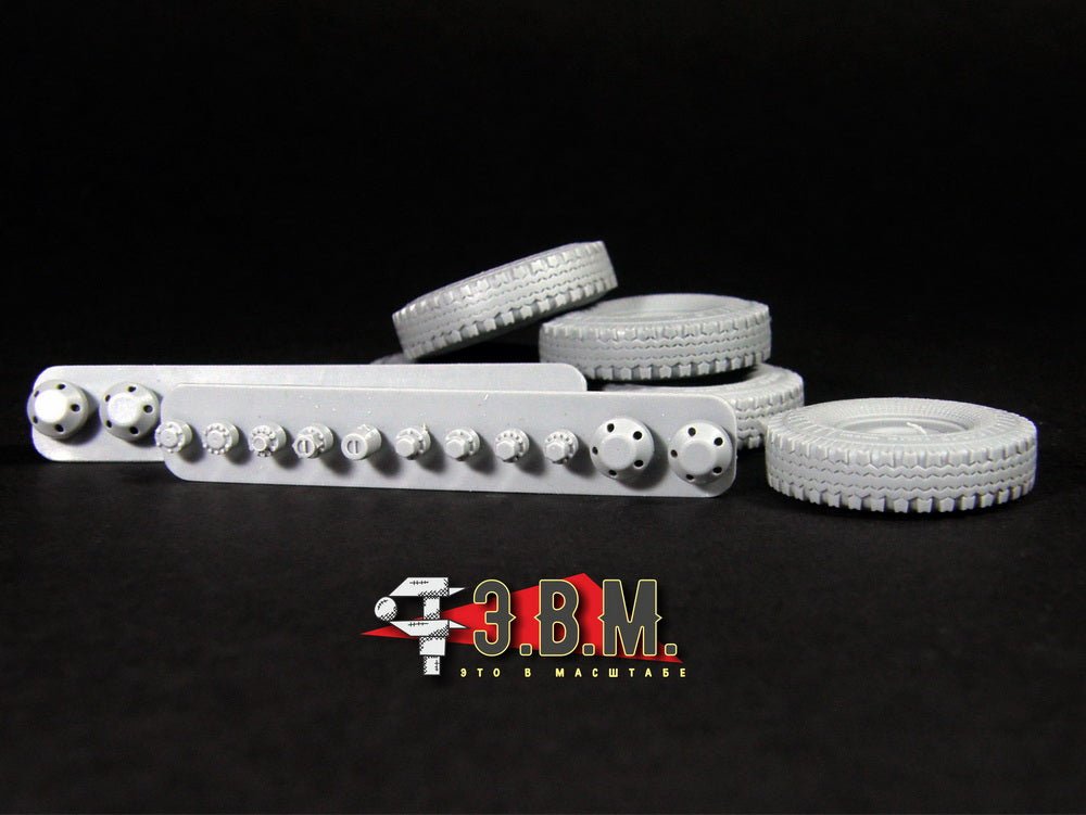RS35093 E.V.M. 1/35 Wheels for UAZ Vehicle - imodeller.store