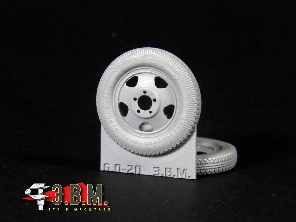 RS35094 E.V.M. 1/35 Wheels 6.00 - 20 for Artillery & Field Equipment - imodeller.store
