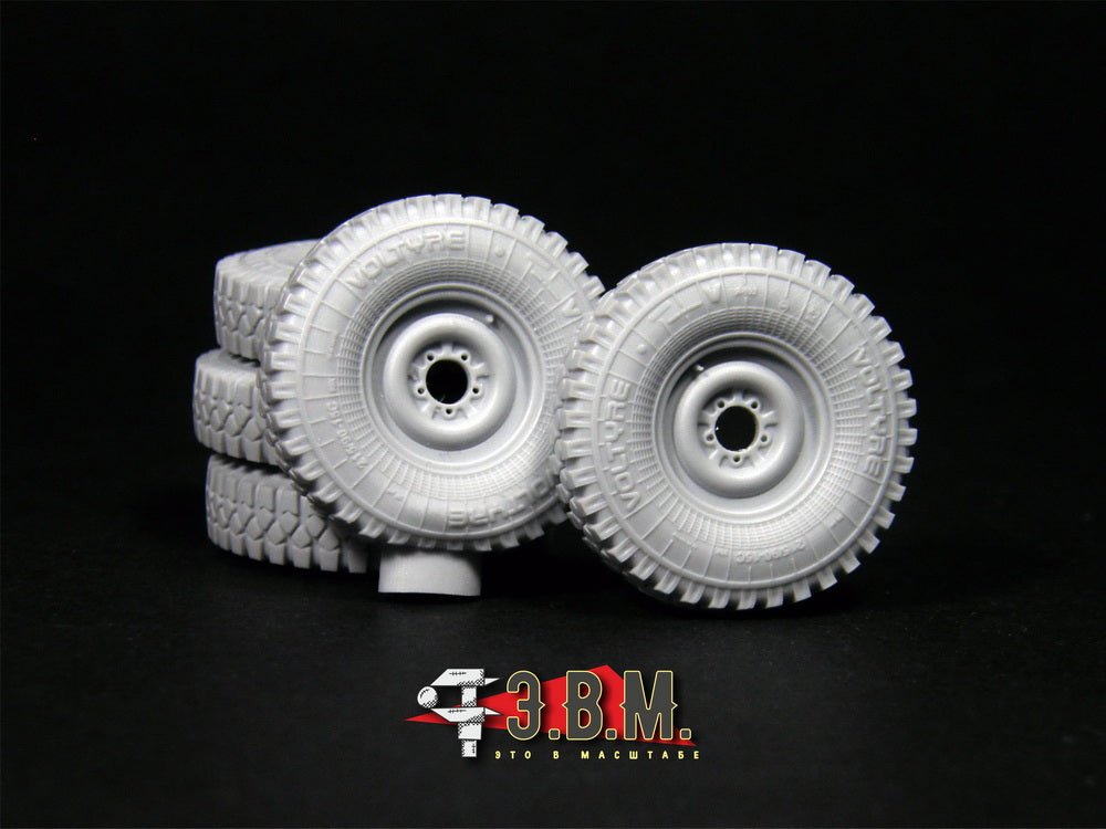 RS35098 E.V.M. 1/35 Wheels for UAZ Vehicles (Ya - 192, Voltyre) - imodeller.store