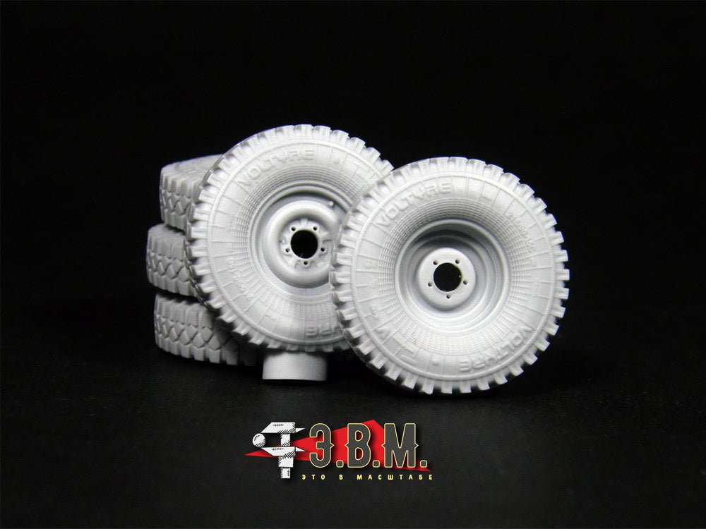 RS35098 E.V.M. 1/35 Wheels for UAZ Vehicles (Ya - 192, Voltyre) - imodeller.store