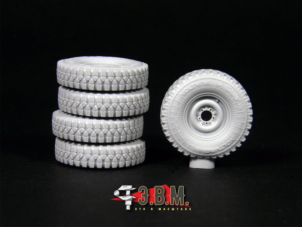 RS35098 E.V.M. 1/35 Wheels for UAZ Vehicles (Ya - 192, Voltyre) - imodeller.store
