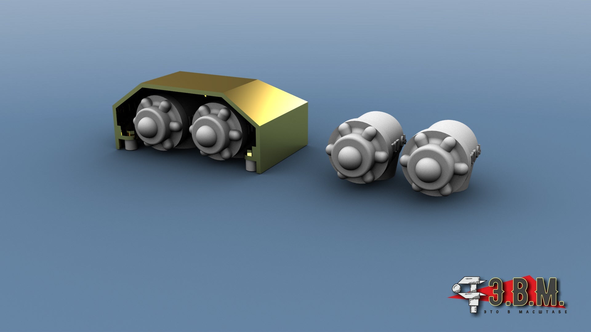 RS35135 E.V.M. 1/35 Position Lights Protection for 2S1 Gvozdika (Early Type) - imodeller.store