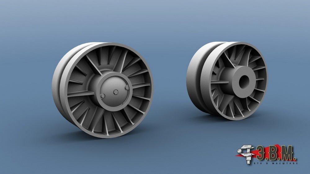 RS35143 E.V.M. 1/35 KV - 1 Reinforced ChKZ Road Wheels (3D Printed) - imodeller.store