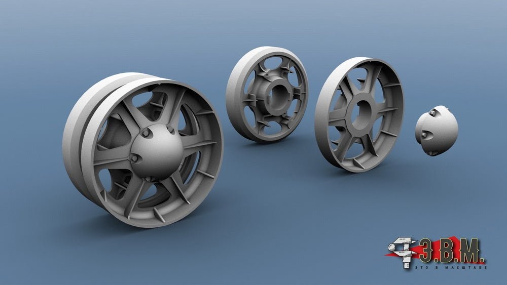 RS35147 E.V.M. 1/35 KV - 1s Idler Wheels (3D Printed) - imodeller.store