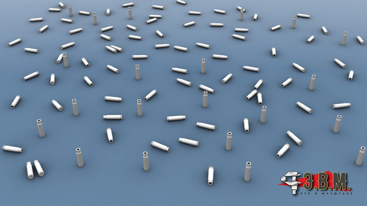 RS35151 E.V.M. 1/35 12.7 mm Shell Casings (100 pcs) - imodeller.store