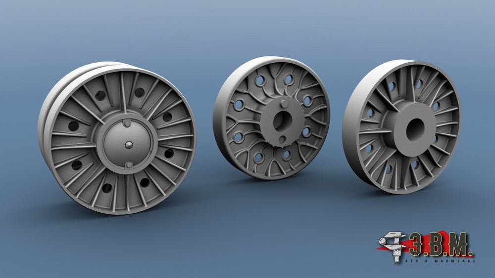 RS35154 E.V.M. 1/35 3D - printed road wheels KV - 1s (early) - imodeller.store