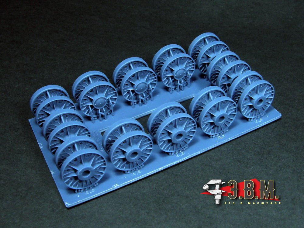 RS35154 E.V.M. 1/35 3D - printed road wheels KV - 1s (early) - imodeller.store