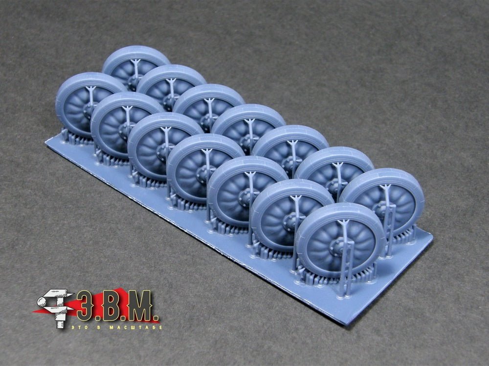 RS35156 E.V.M. — 3D printed road wheels Type - 1 for Gvozdika SPG - imodeller.store