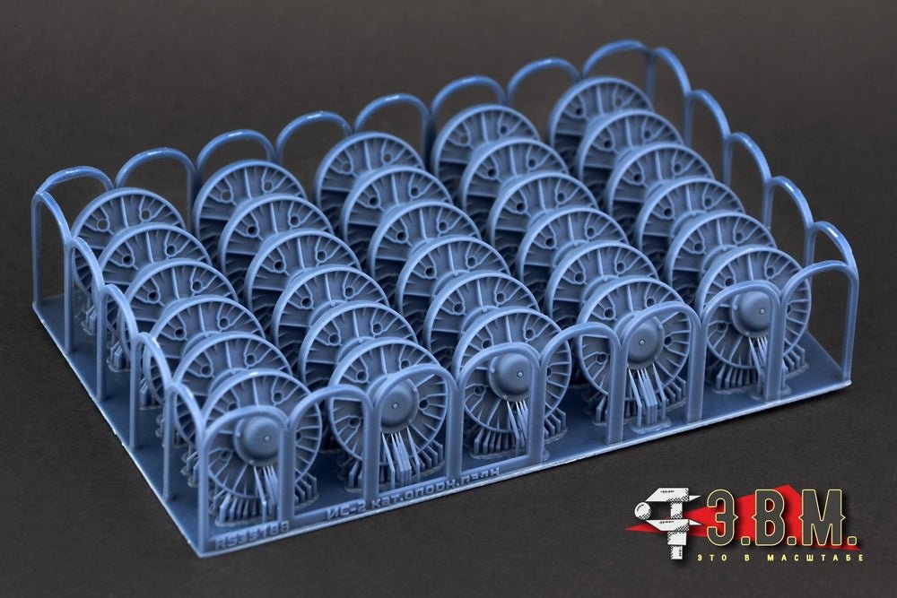 RS35188 E.V.M. — scale 3D printed road wheels IS - 2 late - imodeller.store