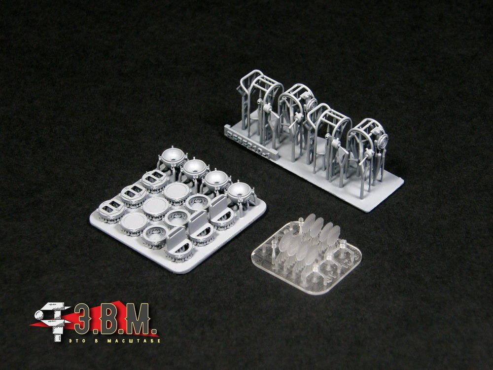 RS35210 E.V.M. 1:35 Accessory set T - 72 headlight guards and FG - 125 lights - imodeller.store