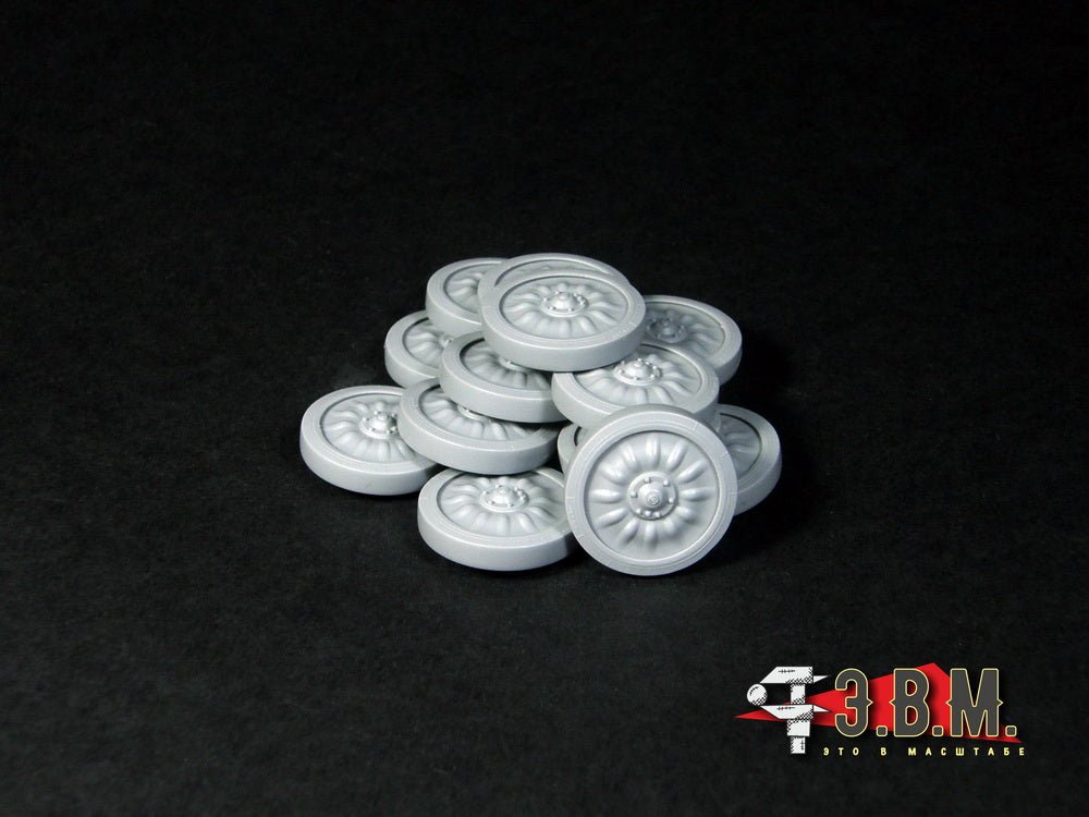 RS35224 E.V.M. — Resin road wheels 2S1 Gvozdika - imodeller.store