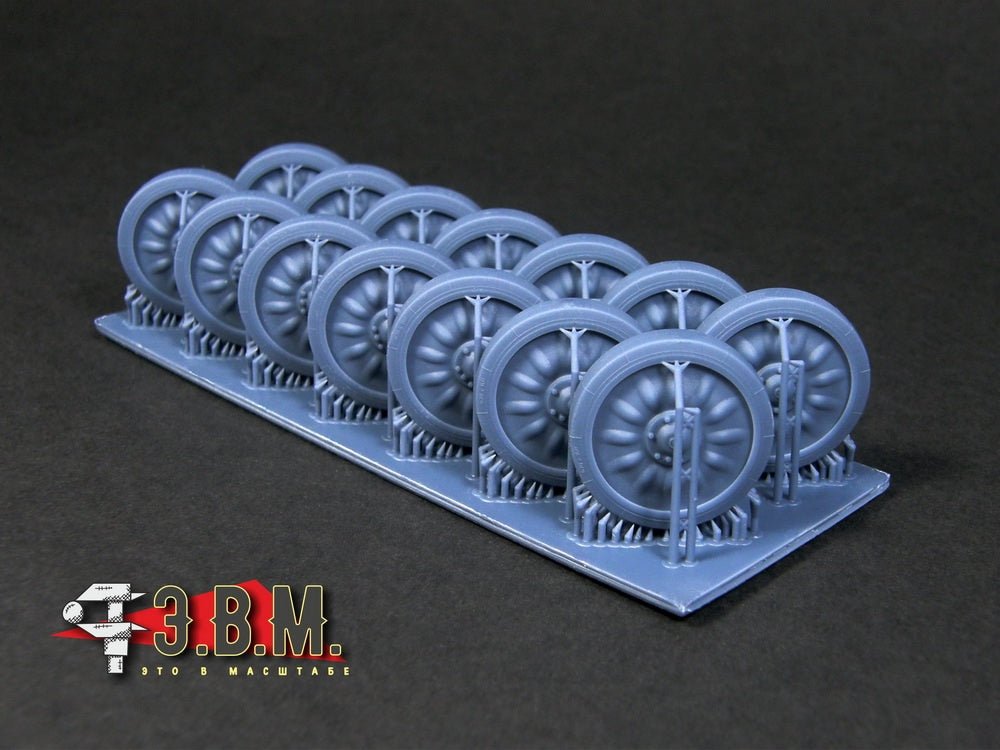 RS35226 E.V.M. — Scale 3D Printed Road Wheels Type - 2 for SAU Gvozdika - imodeller.store