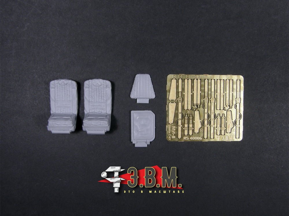 RS40006 E.V.M. 1/35 Crew Seats for Mil Mi - 8 Hip - imodeller.store