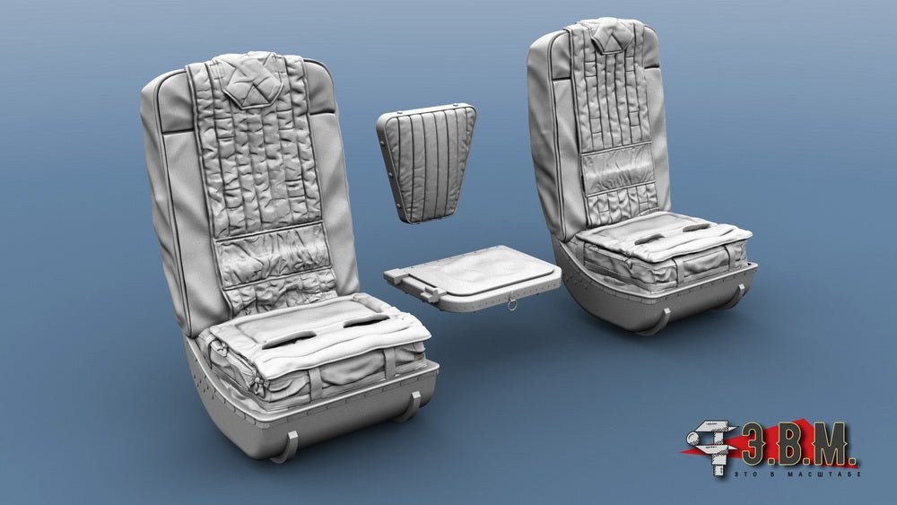 RS40006 E.V.M. 1/35 Crew Seats for Mil Mi - 8 Hip - imodeller.store
