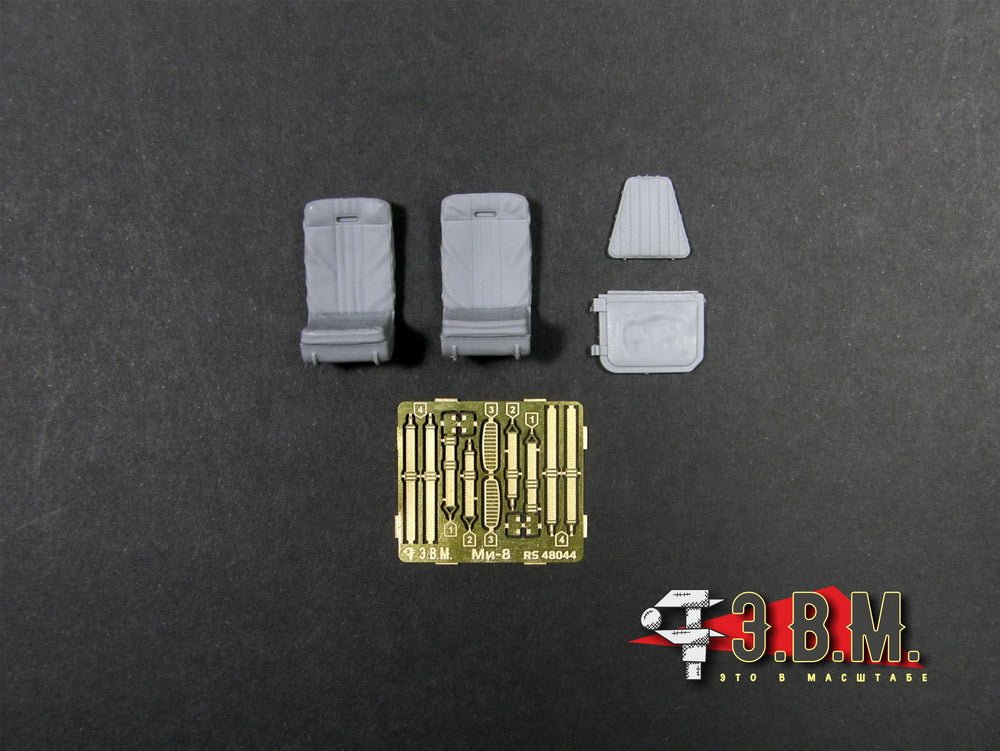 RS48044 E.V.M. 1/48 Crew Seats for Mil Mi - 8 (Civilian) - imodeller.store