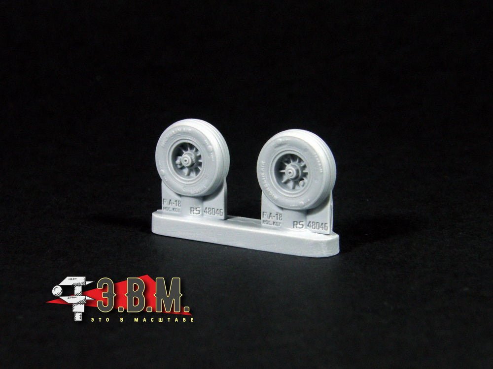 RS48046 E.V.M. 1/48 Landing Gear Wheels for F/A - 18 Super Hornet - imodeller.store
