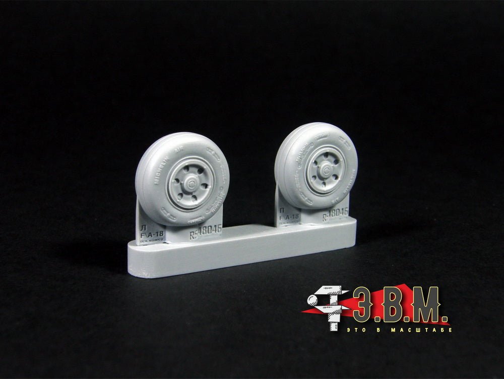 RS48046 E.V.M. 1/48 Landing Gear Wheels for F/A - 18 Super Hornet - imodeller.store