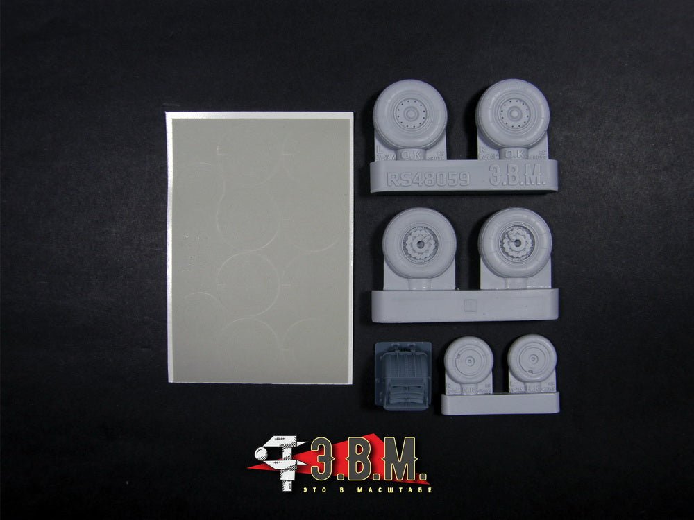 RS48059 E.V.M. 1/48 Landing Gear Wheels for Su - 24 - imodeller.store