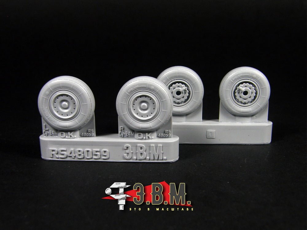 RS48059 E.V.M. 1/48 Landing Gear Wheels for Su - 24 - imodeller.store
