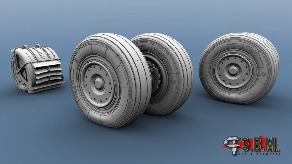 RS48059 E.V.M. 1/48 Landing Gear Wheels for Su - 24 - imodeller.store