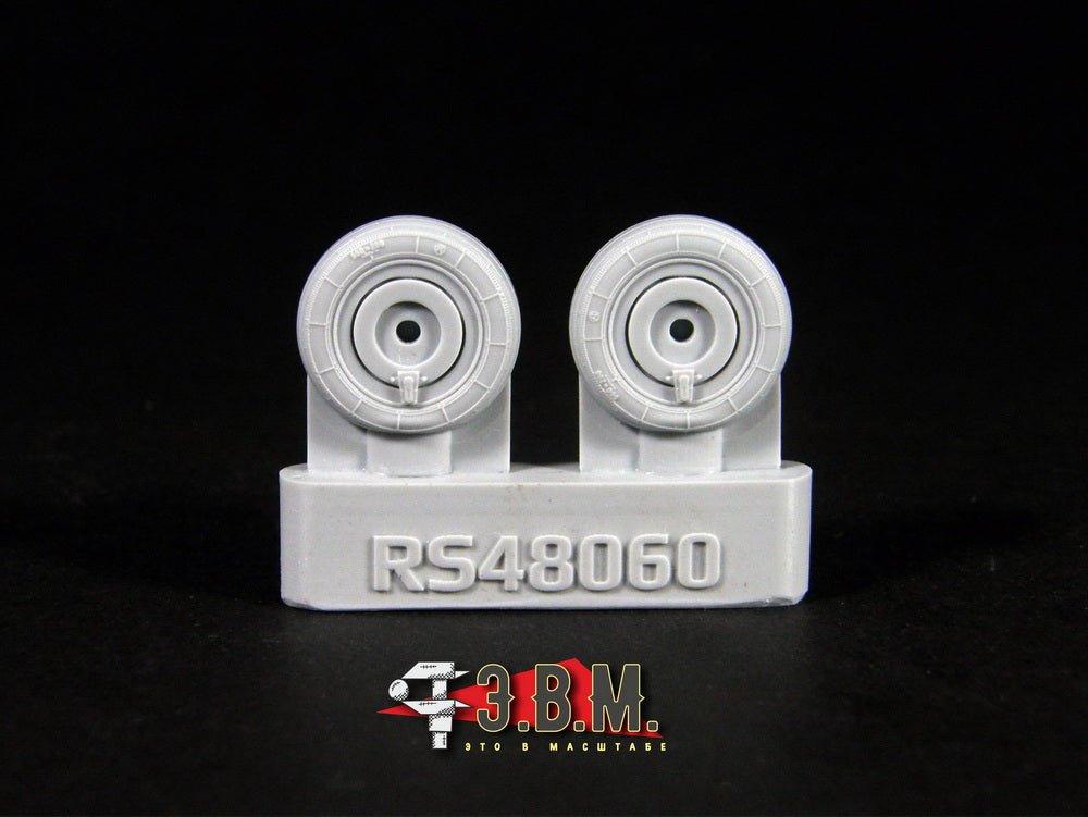 RS48060 E.V.M. 1/48 Landing Gear Wheels for MiG - 31 - imodeller.store