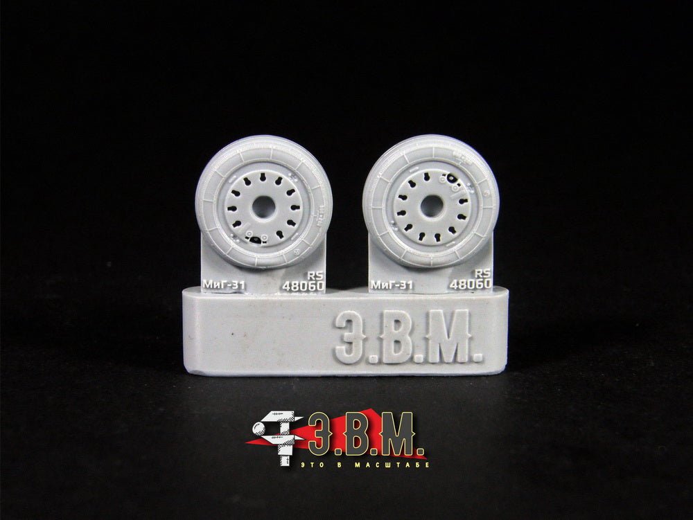 RS48060 E.V.M. 1/48 Landing Gear Wheels for MiG - 31 - imodeller.store