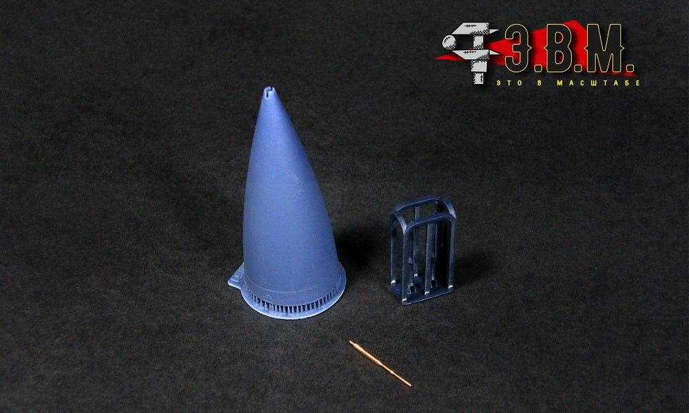RS48061 E.V.M. 1/48 Nose Radar Fairing and Pitot Tube for MiG - 23MLD - imodeller.store