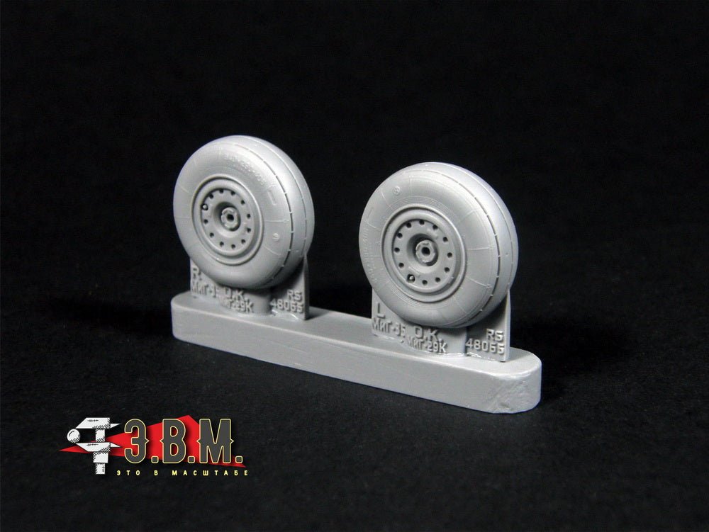 RS48065 E.V.M. 1/48 Landing Gear Wheels for MiG - 29K/KUB & MiG - 35 - imodeller.store