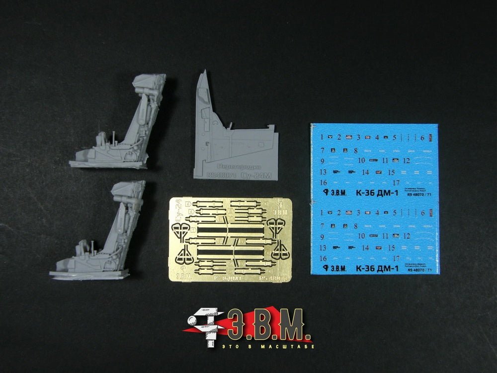 RS48071 E.V.M. — Ejection Seats K - 36DM - 1 for Su - 24 (Trumpeter) - imodeller.store