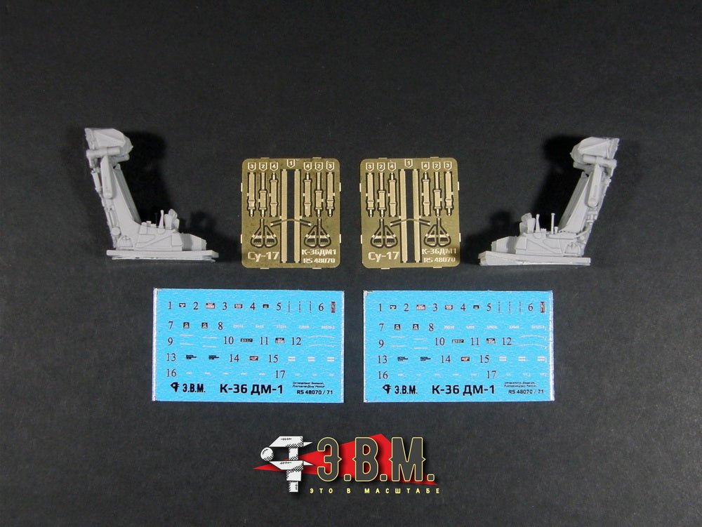RS48078 E.V.M. — Ejection Seats K - 36DM - 1 for Su - 17M3 (Hobby Boss) - imodeller.store