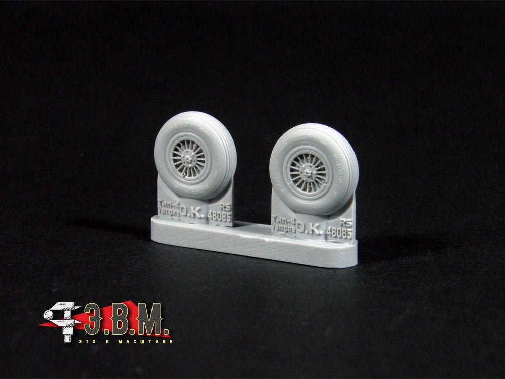 RS48085 E.V.M. 1/48 Landing Gear Wheels for De Havilland Vampire - imodeller.store