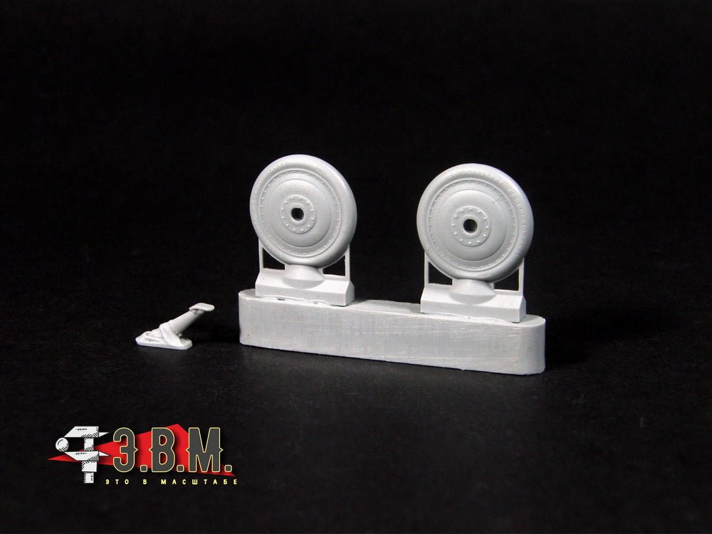 RS48087 E.V.M. 1:48 Landing Gear Wheels (Early Type) for Polikarpov I - 16 - imodeller.store