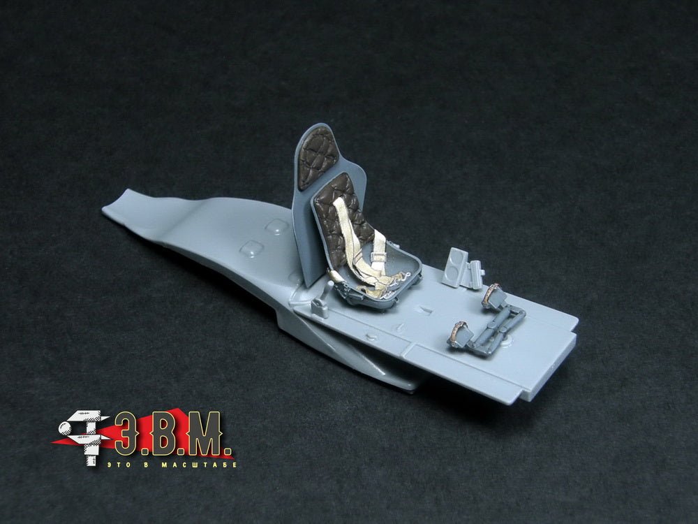 RS48099 E.V.M. 1/48 Pilot Seat with Armored Backrest & 3D Decal Belts for LaGG - 3 - imodeller.store