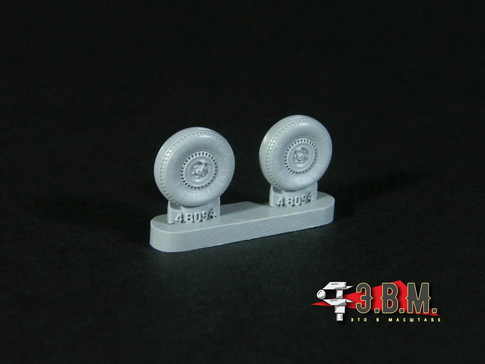RS48112 E.V.M. 1:48 Landing Gear Wheels for Yakovlev Yak - 7 - imodeller.store