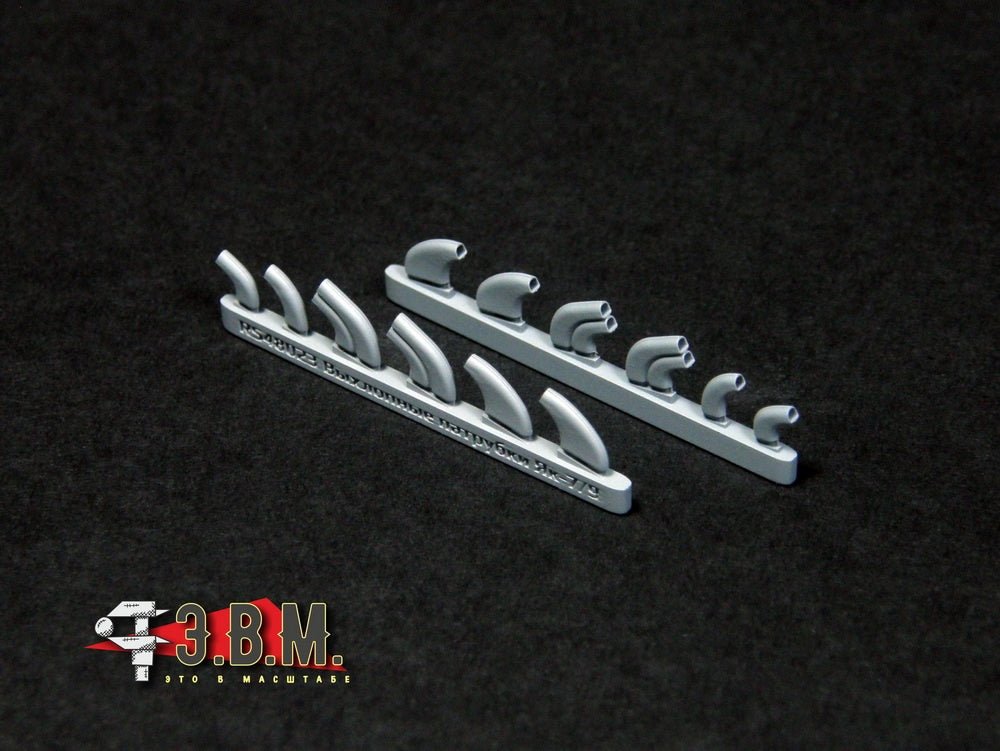 RS48113 E.V.M. 1:48 Exhaust Pipes Detail Set for Yakovlev Yak - 7 - imodeller.store