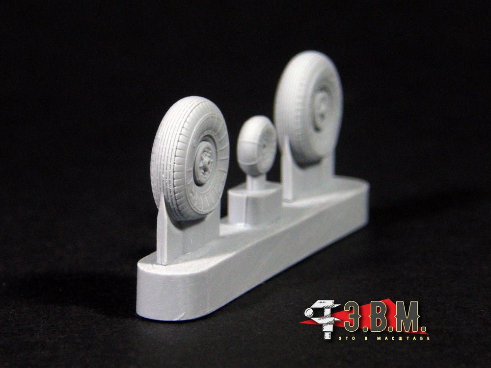 RS72004 E.V.M. 1/72 Landing Gear Wheels for Ilyushin Il - 2 Stormovik - imodeller.store