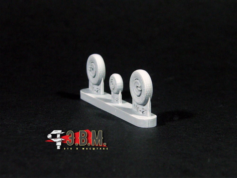 RS72014 E.V.M. 1:72 Landing Gear Wheels (Late Type) for MiG - 21 - imodeller.store